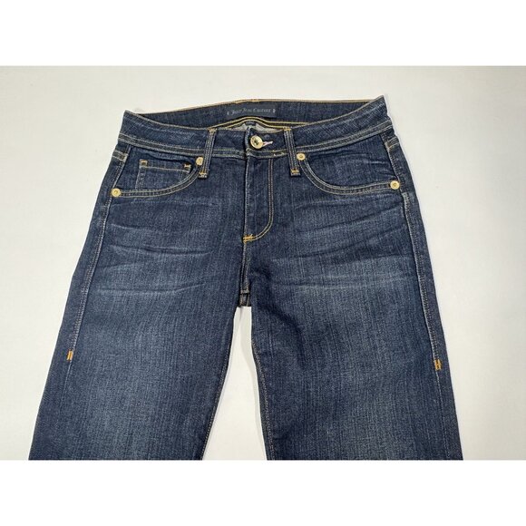 Juicy Couture High Rise Flare Jeans in Dark Wash - Picture 2 of 6